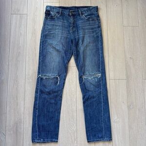 Lowrys Farm Japanese Brand Distressed Straight Jeans Women’s Size 4
